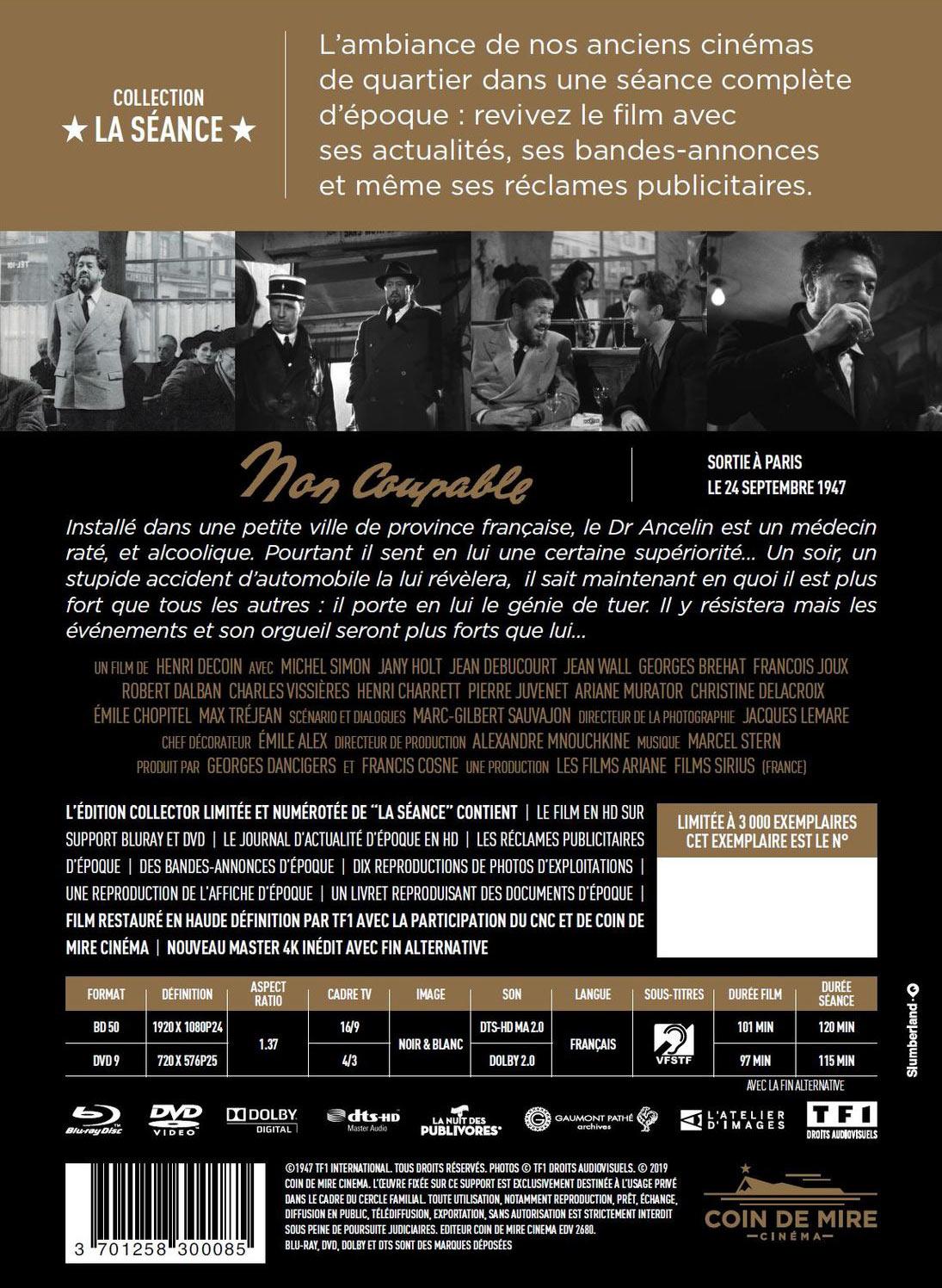 Non coupable [Blu-ray]