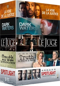 Coffret 5 films : La Voie de la justice + Le Juge + Truth + Spotlight + Dark Waters [DVD]