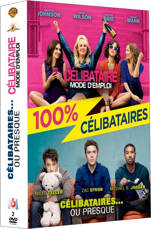 Coffret 100% célibataires : Célibataire mode d'emploi + Célibataires... ou presque [DVD]
