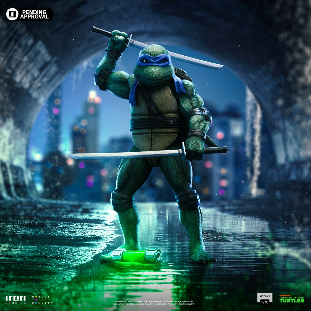Iron Studios - Art Scale 1/10 - Teenage Mutant Ninja Turtles - Leonardo Statue 21cm - flash vidéo
