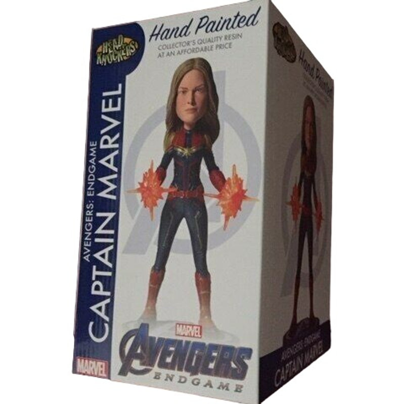 Marvel - Avengers Endgame Head Knocker Captain Marvel 20cm