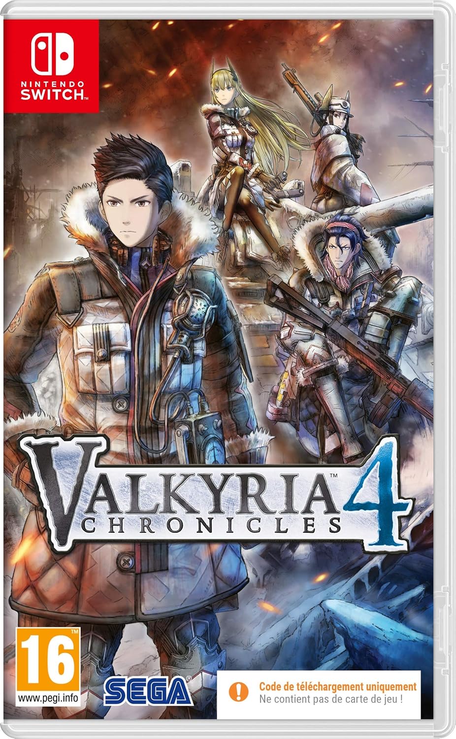 Valkyria Chronicles 4 (Code-in-a-box) (Nintendo Switch) - flash vidéo