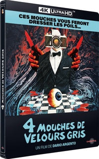 4 mouches de velours gris [4K Ultra HD]