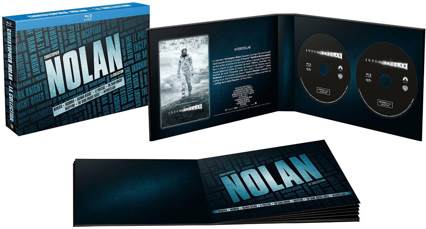 Christopher Nolan, l'intégrale : Memento + Insomnia + Le prestige + Trilogie Batman + Inception + Interstellar [Blu-ray]