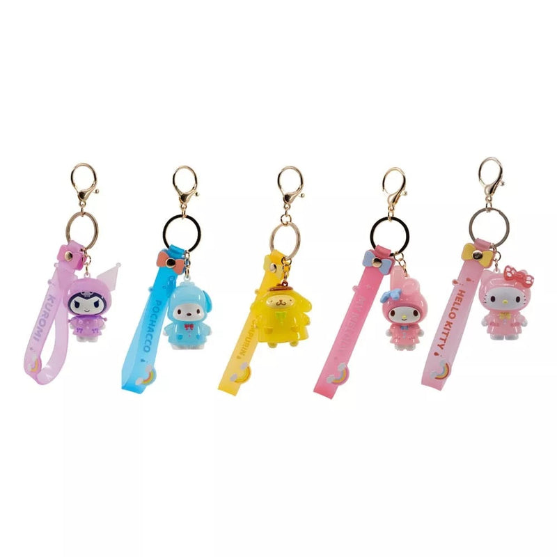 YuMe Hello Kitty and Friends Raincoat Series - Display de porte-clés avec dragonne (12 unités)