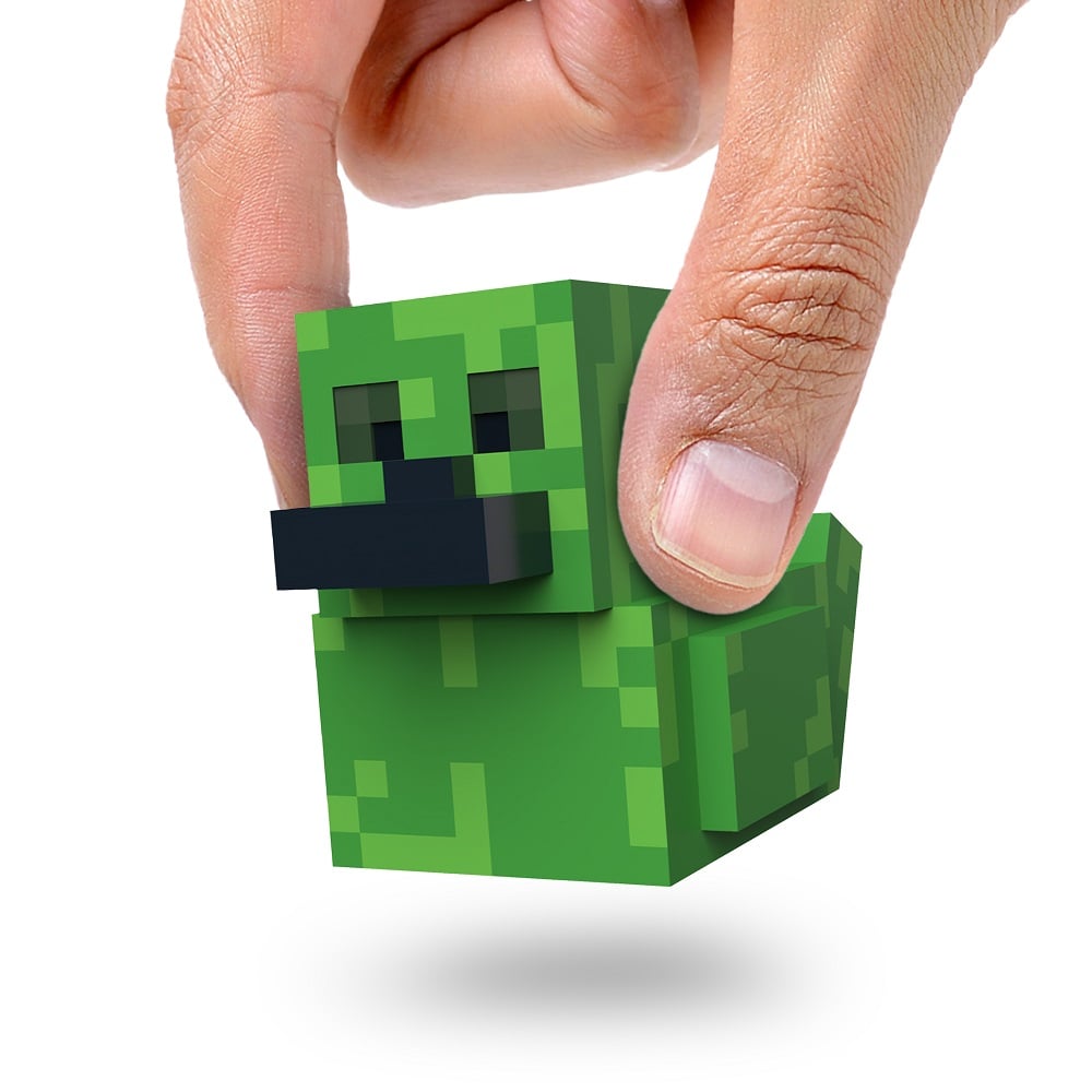 Numskull - Mini TUBBZ Canard de bain - Minecraft - Creeper (Édition baignoire) - 8cm - flash vidéo