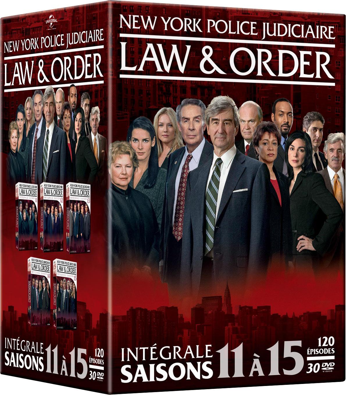 New York, police judiciaire (Law & Order) - Intégrale saisons 11 à 15 [DVD]