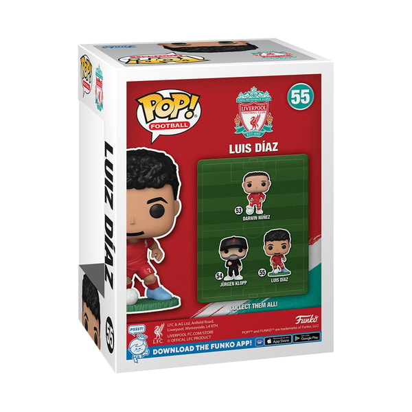 Funko Pop! Football: Liverpool Football Club - Luis Diaz - flash vidéo