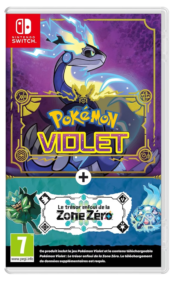 Pokémon Violet + Pass d'extension Le trésor enfoui de la Zone Zéro - flash vidéo