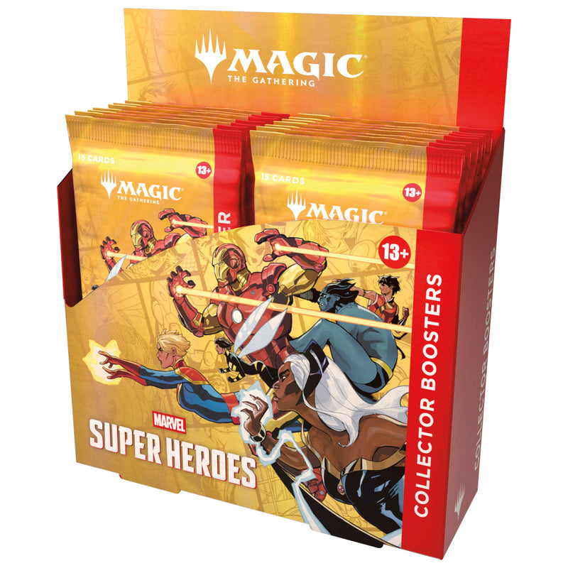 Magic: The Gathering - Marvel Super Heroes Collector Boosters Box (12 Boosters)