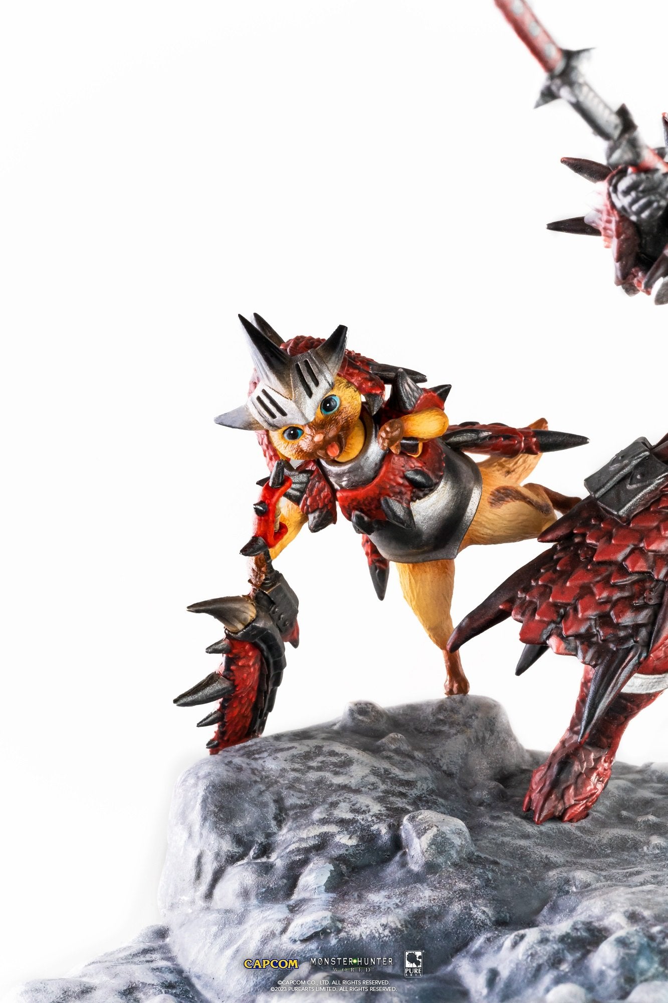 PureArts - 1:26 Scale Statues - Monster Hunter World - Nergigante Statue 76cm - flash vidéo