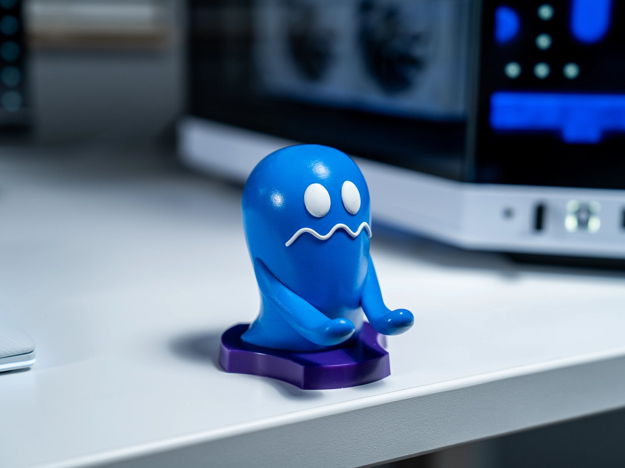 Cable Guys Holdems - Pac-Man Classic - Support pour écouteurs et téléphone Fantôme effrayé