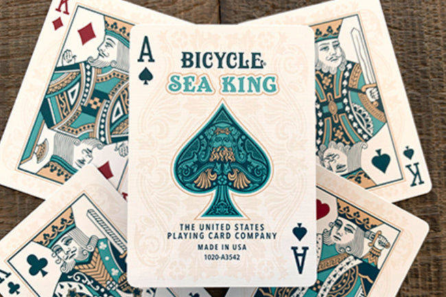 Bicycle - Carte de jeu Standard 56 pièce(s) Sea King - flash vidéo