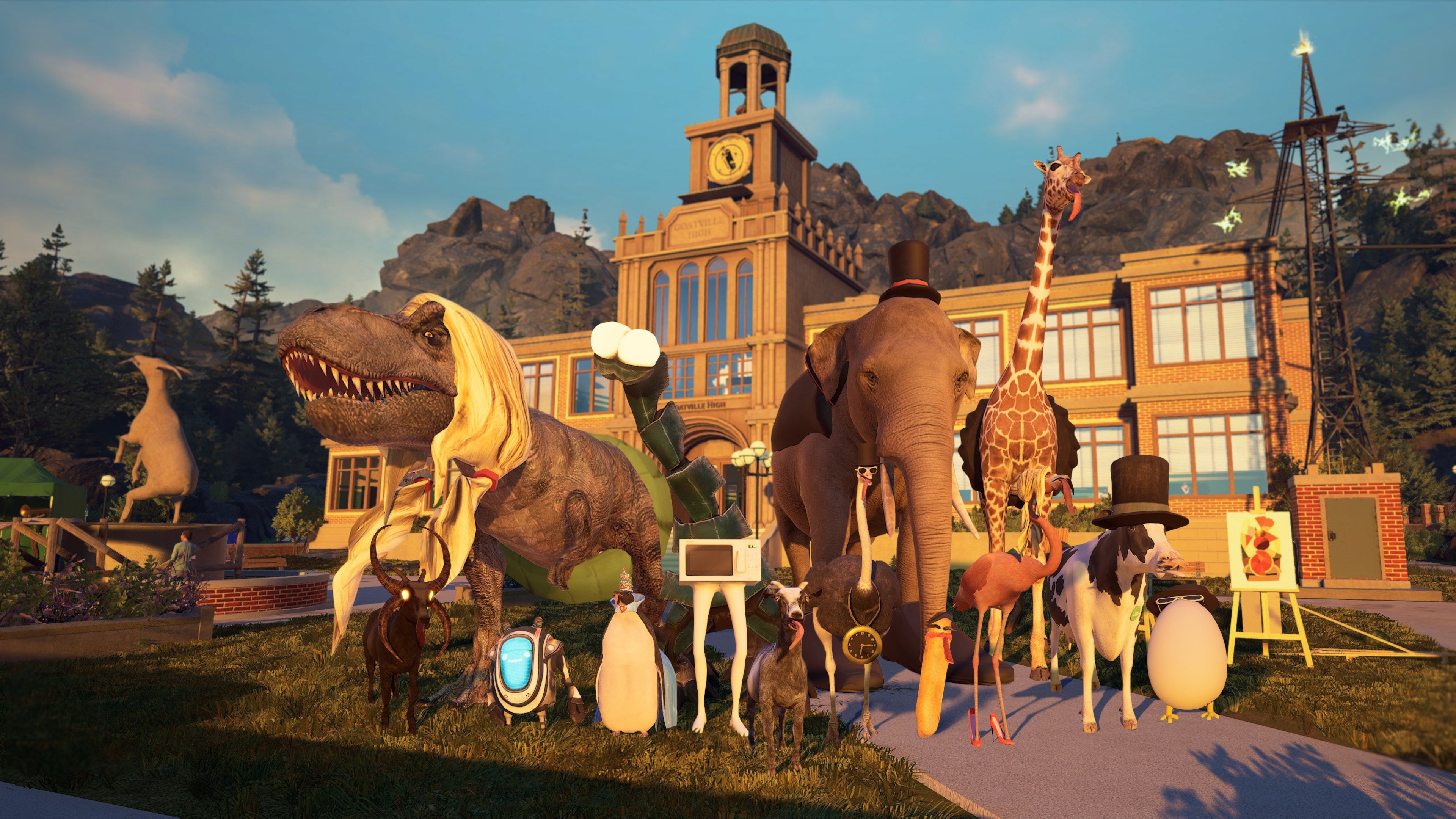 Goat Simulator Remastered - flash vidéo