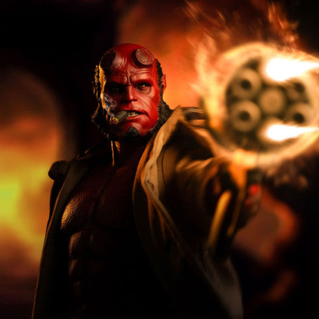 Iron Studios - Deluxe Art Scale 1/4 - Hellboy - Hellboy Statue 68cm - flash vidéo