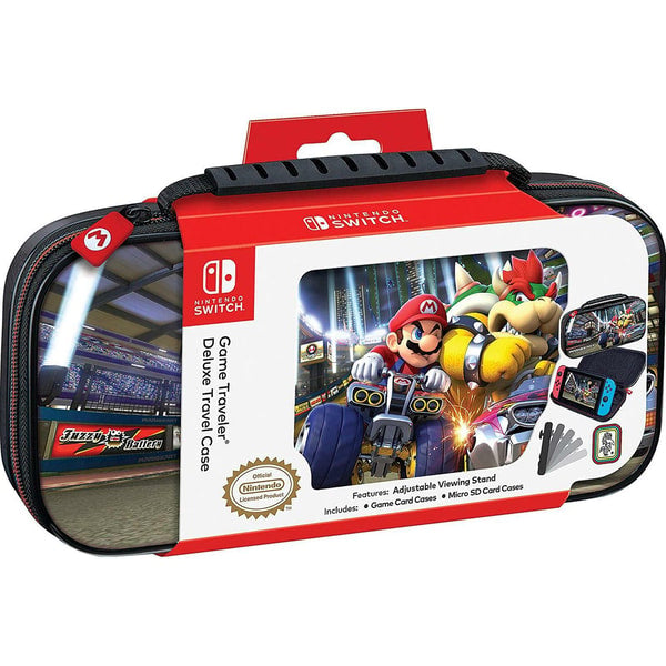 Nacon Game Traveller Deluxe Travel Case Mario vs Bowser pour Nintendo Switch, Switch lite et Switch OLED - flash vidéo