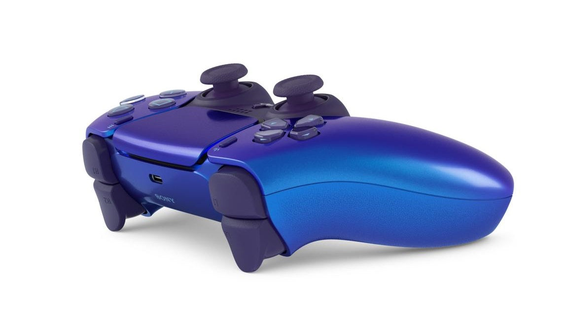 PS5 DualSense Wireless Controller Chroma Indigo - flash vidéo