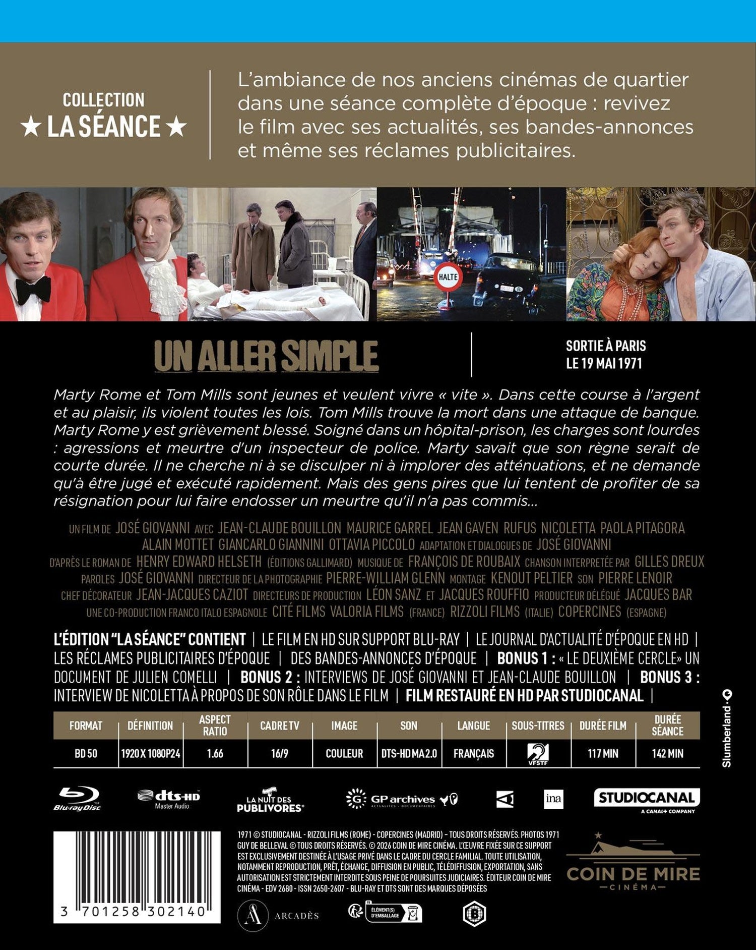 Un aller simple [Blu-ray]