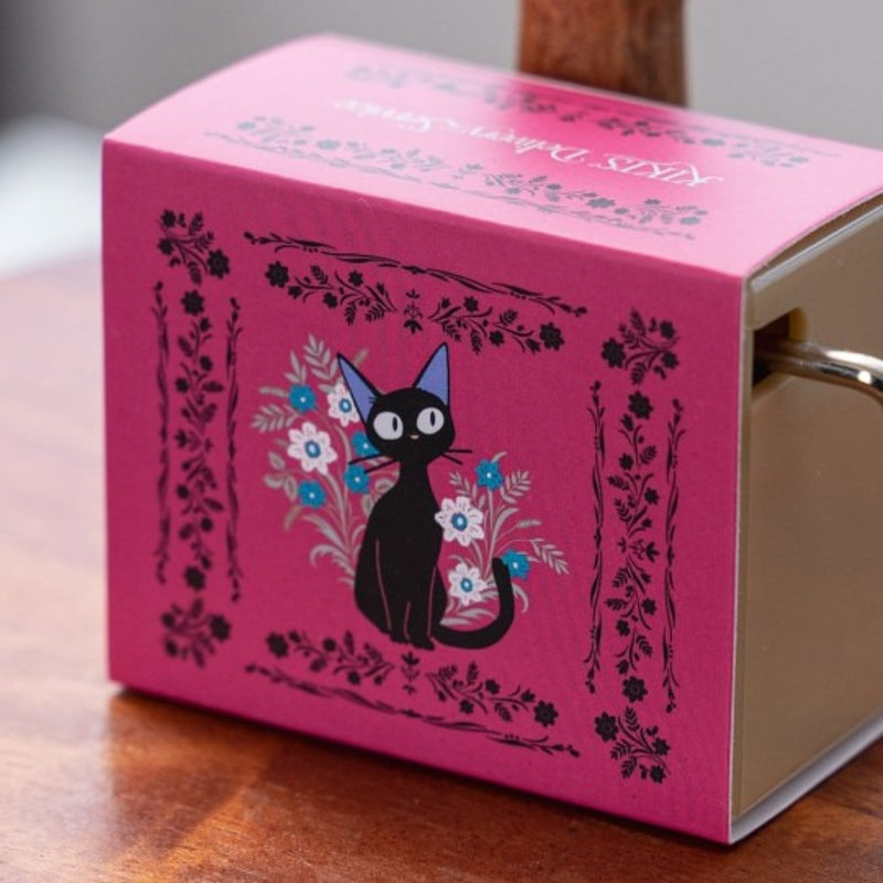 Ghibli - Kiki la petite sorcière - Boîte à musique à manivelle Jiji Fleurs