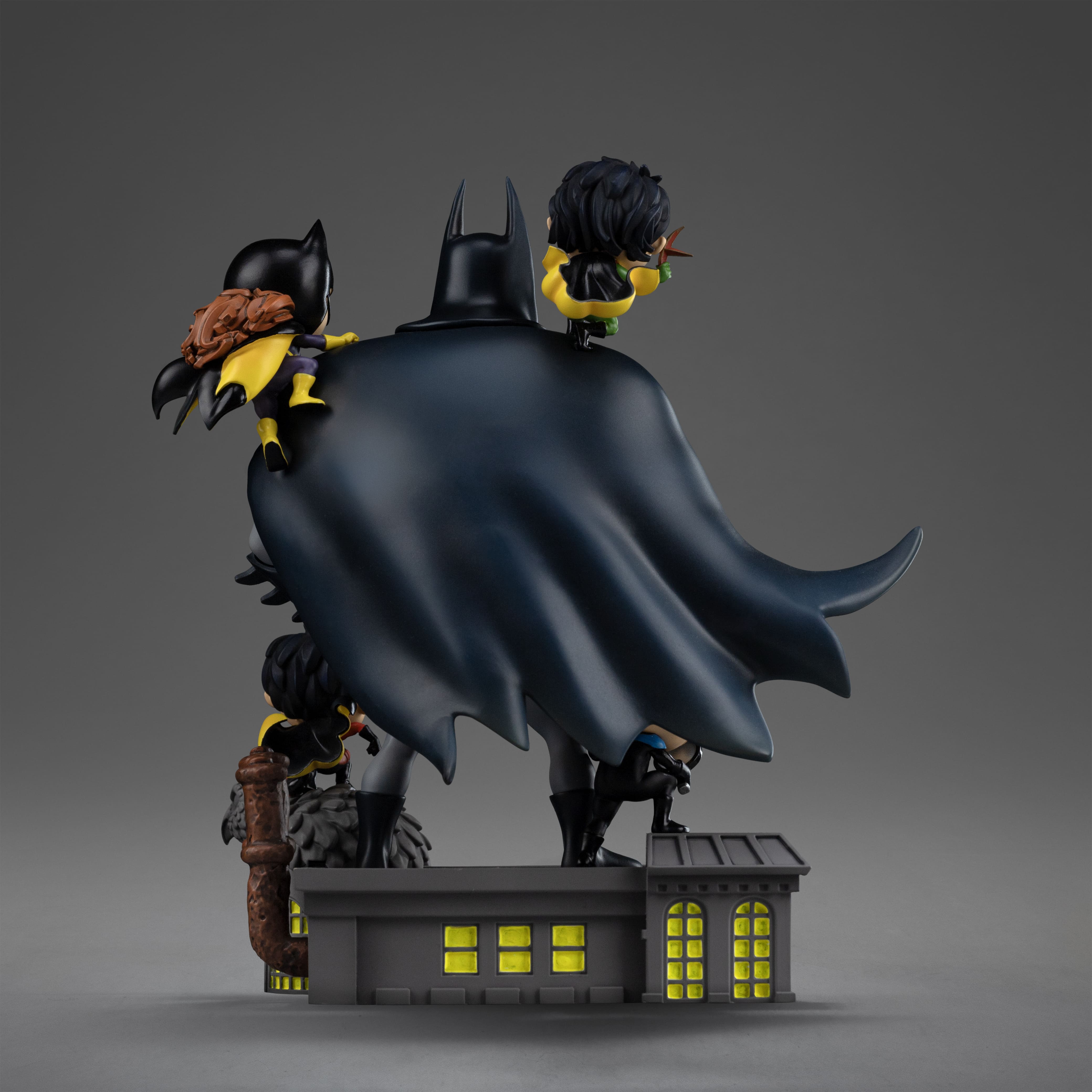 Iron Studios - Animated Icons - DC Comics - Bat Family Statue 18cm - flash vidéo