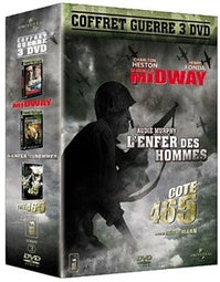 Coffret Guerre 3 DVD - La bataille de Midway + L'enfer des hommes + Côte 465 [DVD]