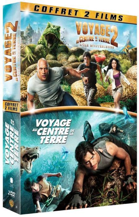 Voyage au centre de la Terre + Voyage au centre de la Terre 2 : l'île mystérieuse [DVD]