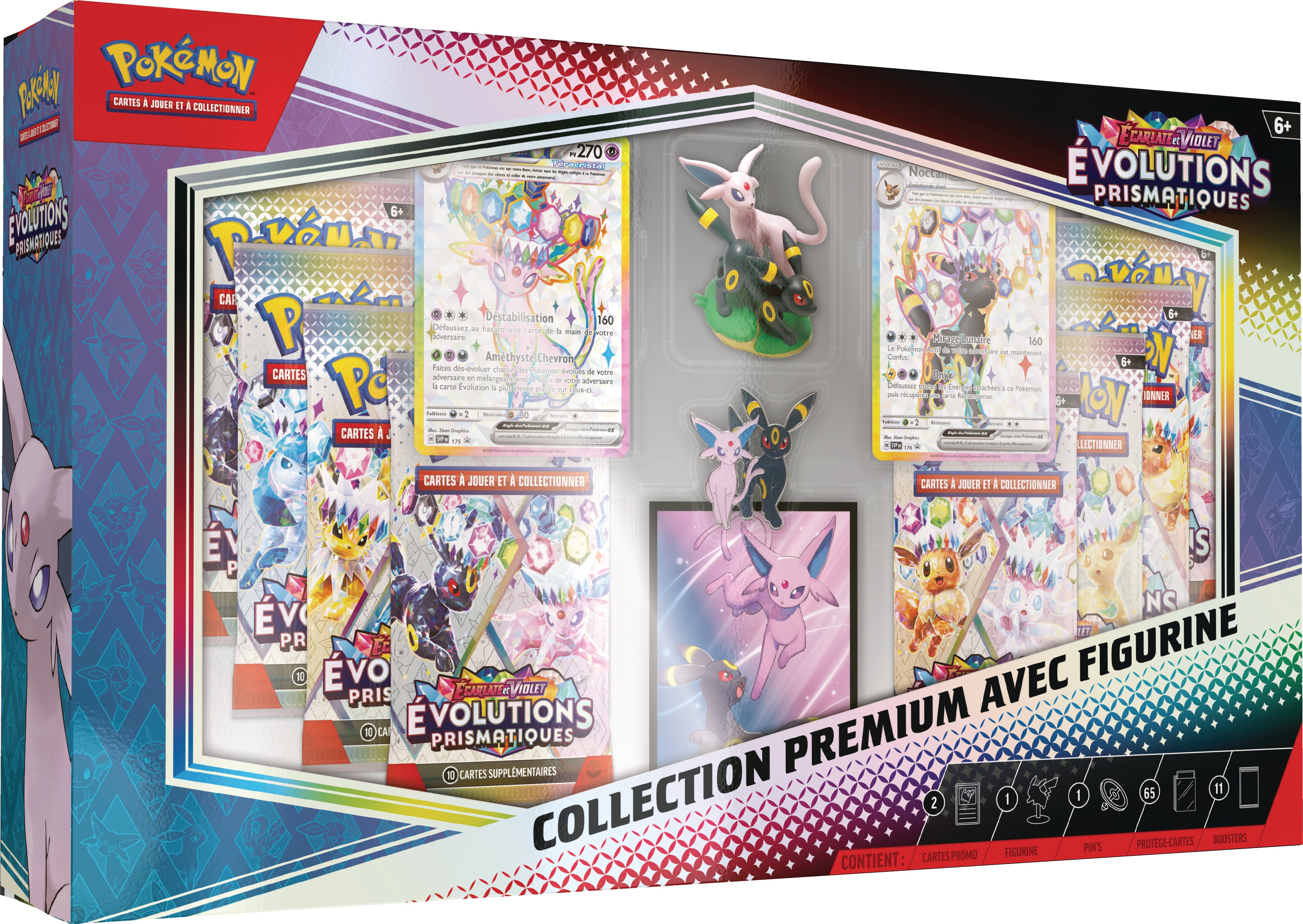 Pokémon JCC - Écarlate et Violet - Collection Premium avec figurine EV 8.5 Évolutions Prismatiques