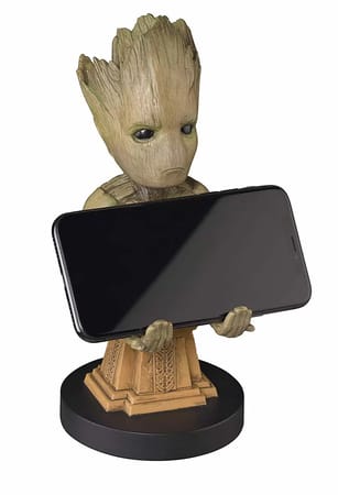 Cable Guys - Marvel - I Am Groot - Groot Support Chargeur pour Téléphone et Manette - flash vidéo