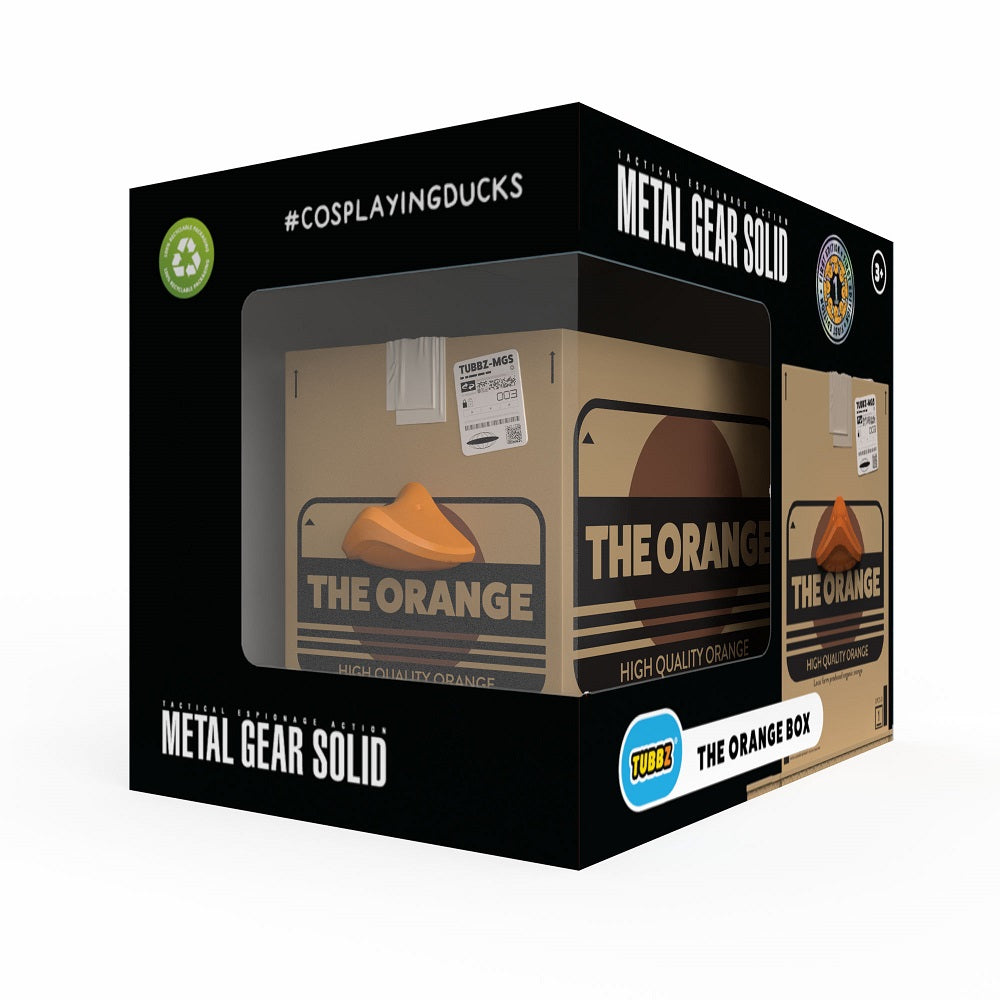 Numskull - Best of TUBBZ Boîte Canard de bain - Metal Gear Solid - The Orange Box - 9cm