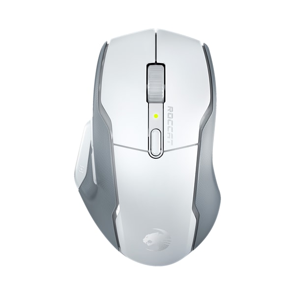 Roccat - Souris de jeu optique ergonomique sans fil Kone Air Blanche - flash vidéo