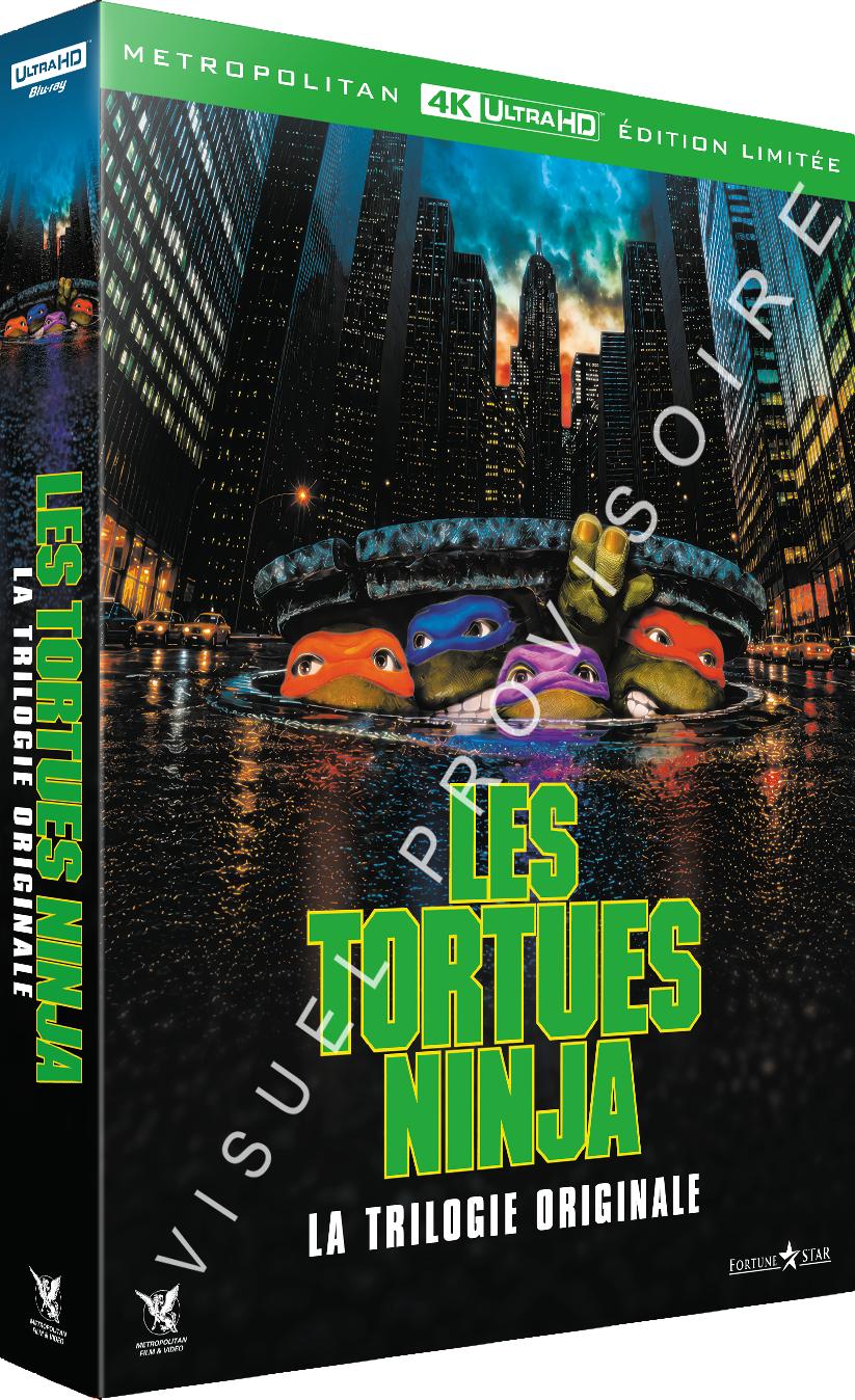 Les Tortues Ninja - La Trilogie originale : Le Film + Le Secret de la mutation + Les Tortues Ninja 3 : Nouvelle génération [4K Ultra HD]