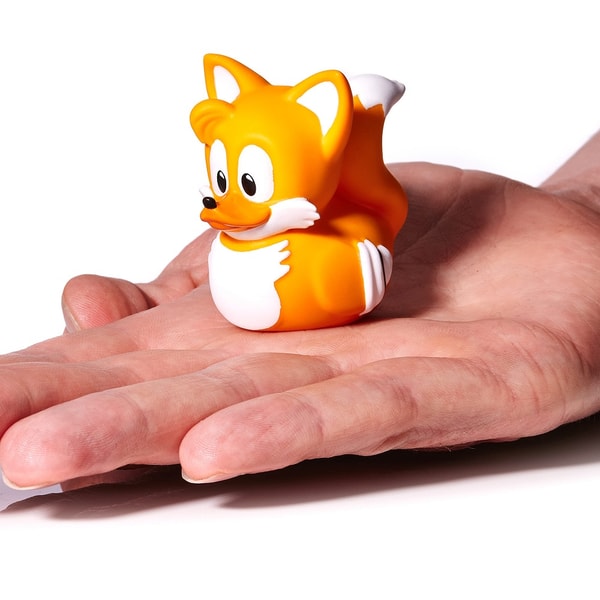Numskull - Mini TUBBZ Canard de bain - Sonic le Hérisson - Tails (Édition baignoire) - flash vidéo