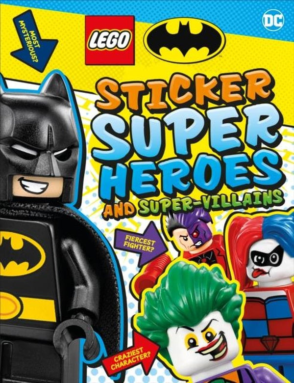 LEGO BATMAN - STICKER SUPER-HEROES AND SUPER-VILLAINS
