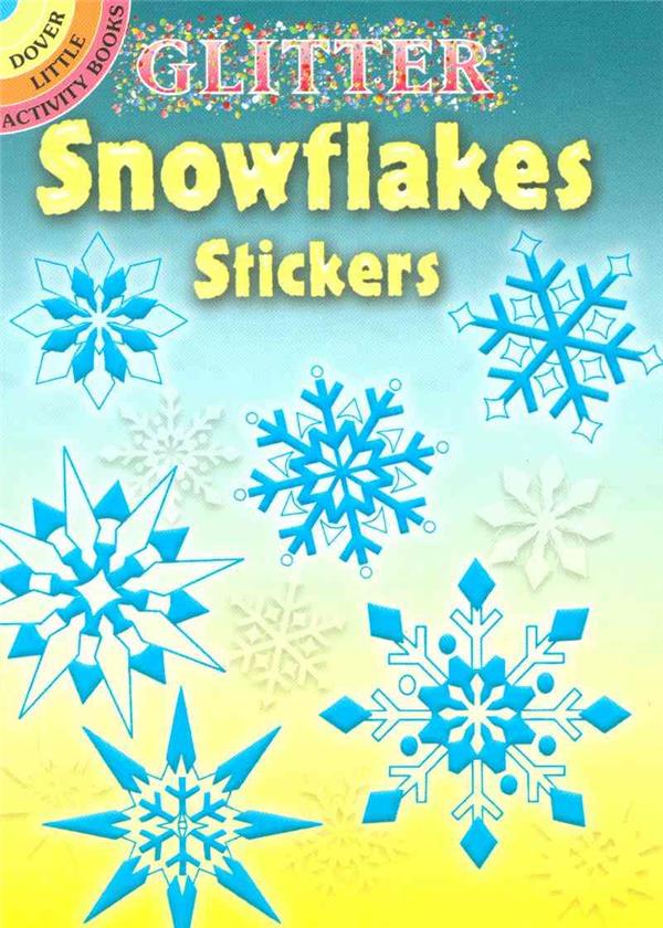 GLITTER SNOWFLAKES STICKERS