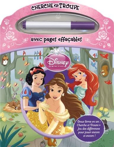 Cherche et trouve : princesses Disney ; avec pages effaçables - flash vidéo