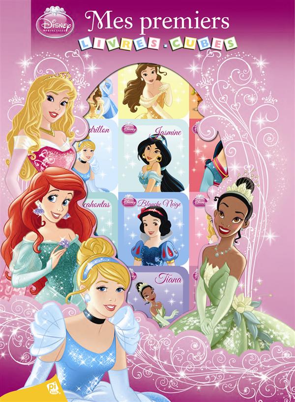 Disney Princesses : mes premiers livres cubes ; coffret - flash vidéo