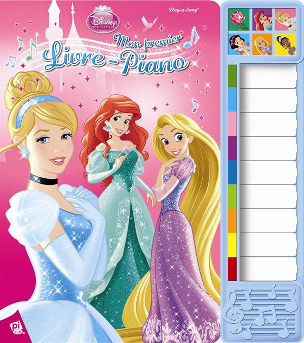 Princesses Disney ; mon premier livre-piano - flash vidéo