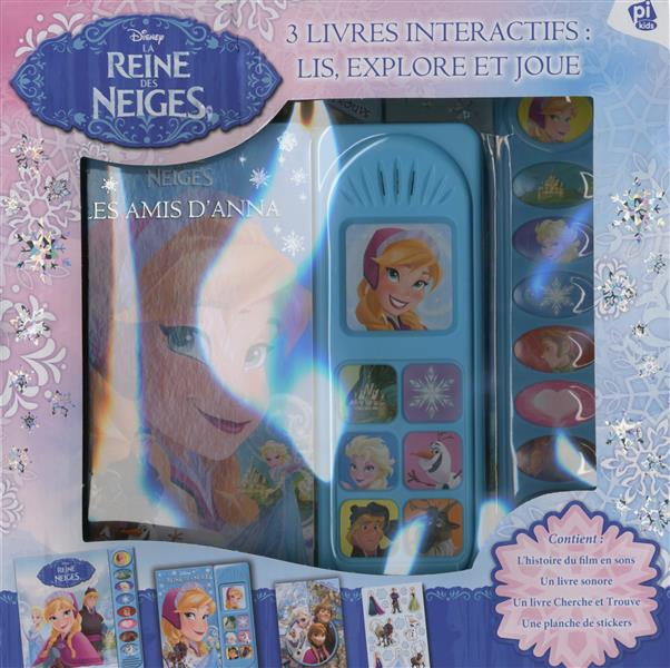 La Reine des Neiges : mon coffret 3 livres - flash vidéo
