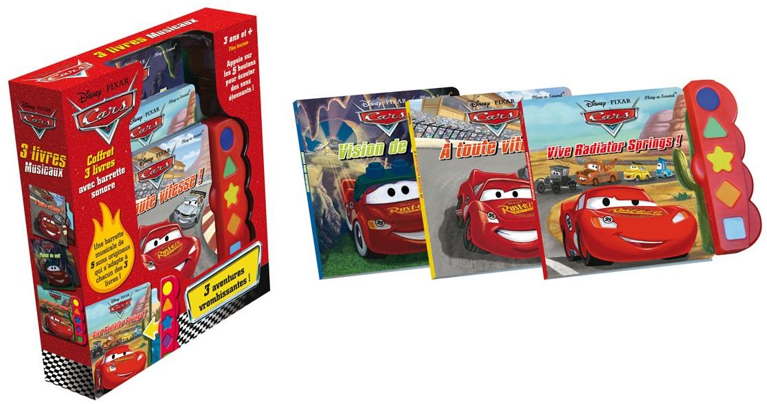 Cars : 3 livres musicaux - flash vidéo