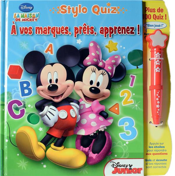 La maison de Mickey : à vos marques, prêts, apprenez ! stylo quiz - flash vidéo