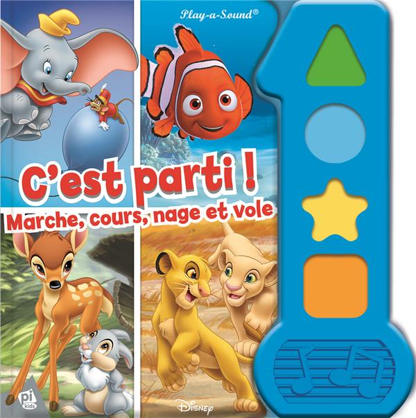Disney ; c'est parti ! marche, cours, nage et vole - flash vidéo