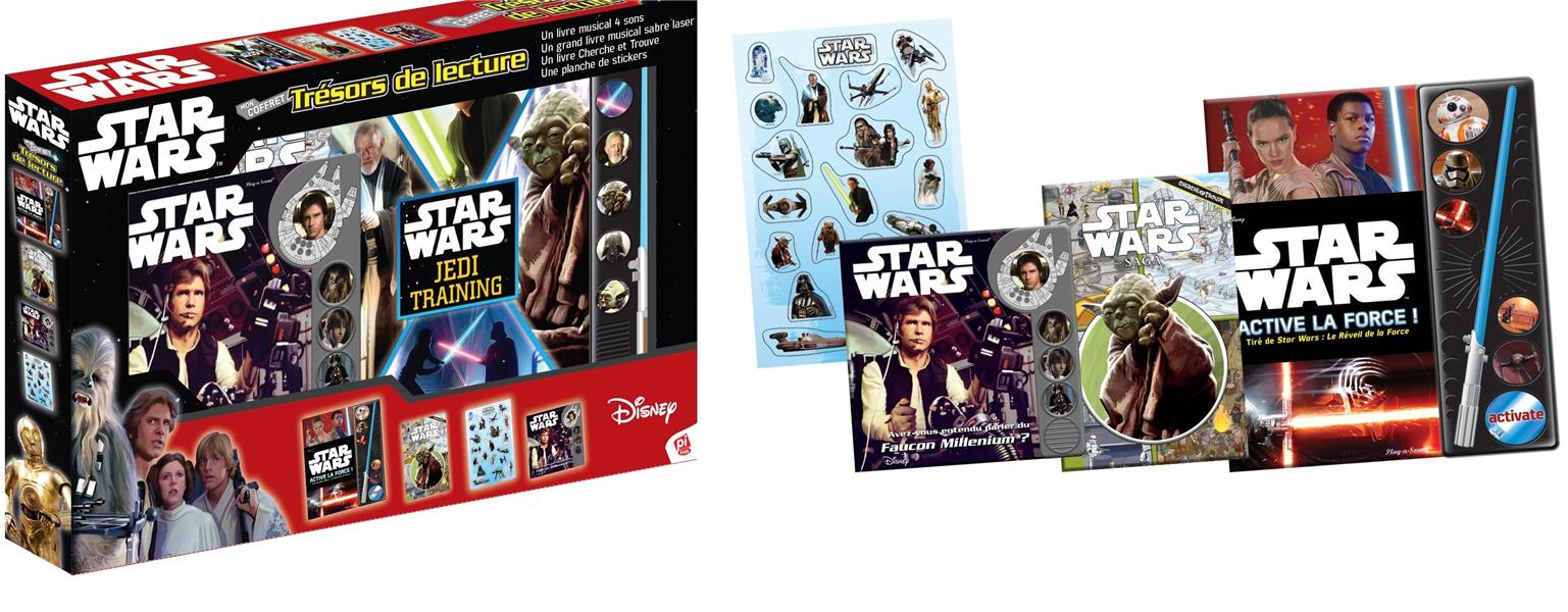 Star Wars : mon coffret ; lis, trouve et joue - flash vidéo