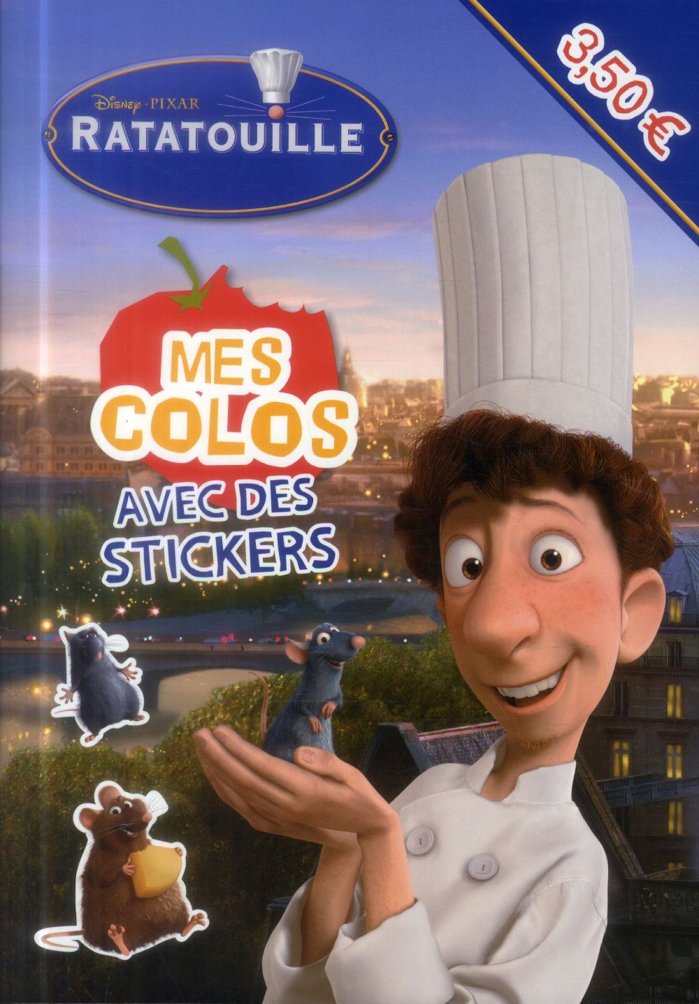 Ratatouille ; mes colos avec des stickers