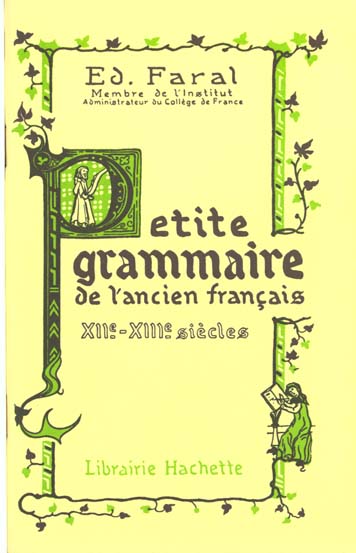 Petite grammaire de l'ancien francais