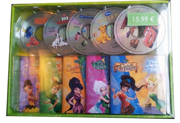 Les fées ; coffret 5 livres + 5 cd