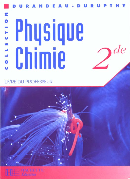 Physique-chimie 2e professeur
