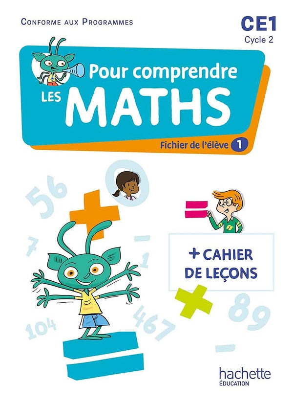 Pour comprendre les maths : CE1 ; fichiers élève 1 et 2 + mémo + pages matériel