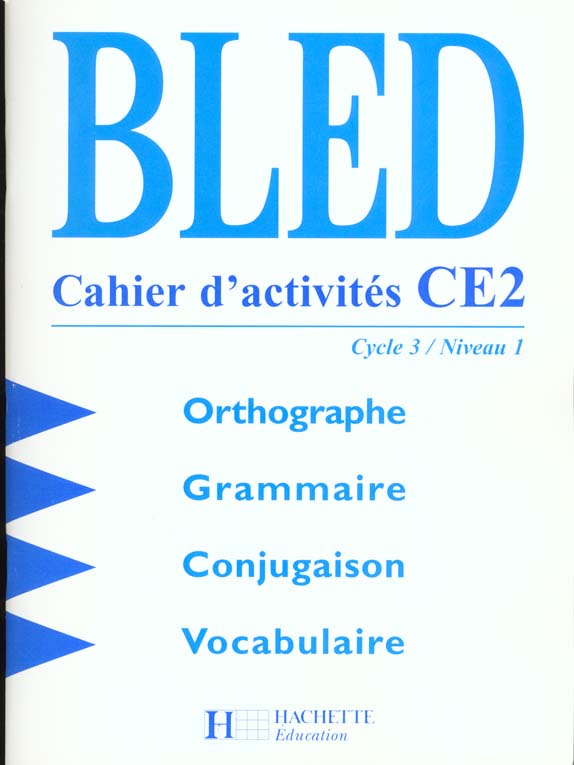 Cours d'orthographe ce2 cahier d'activites