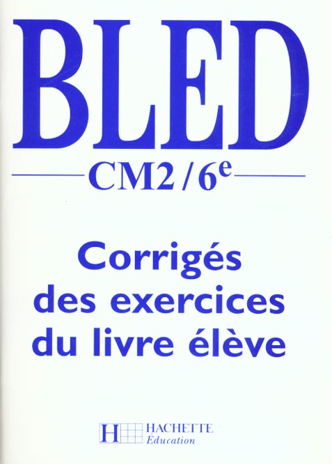 Cours d'orthographe cm2 6e corriges livre eleve