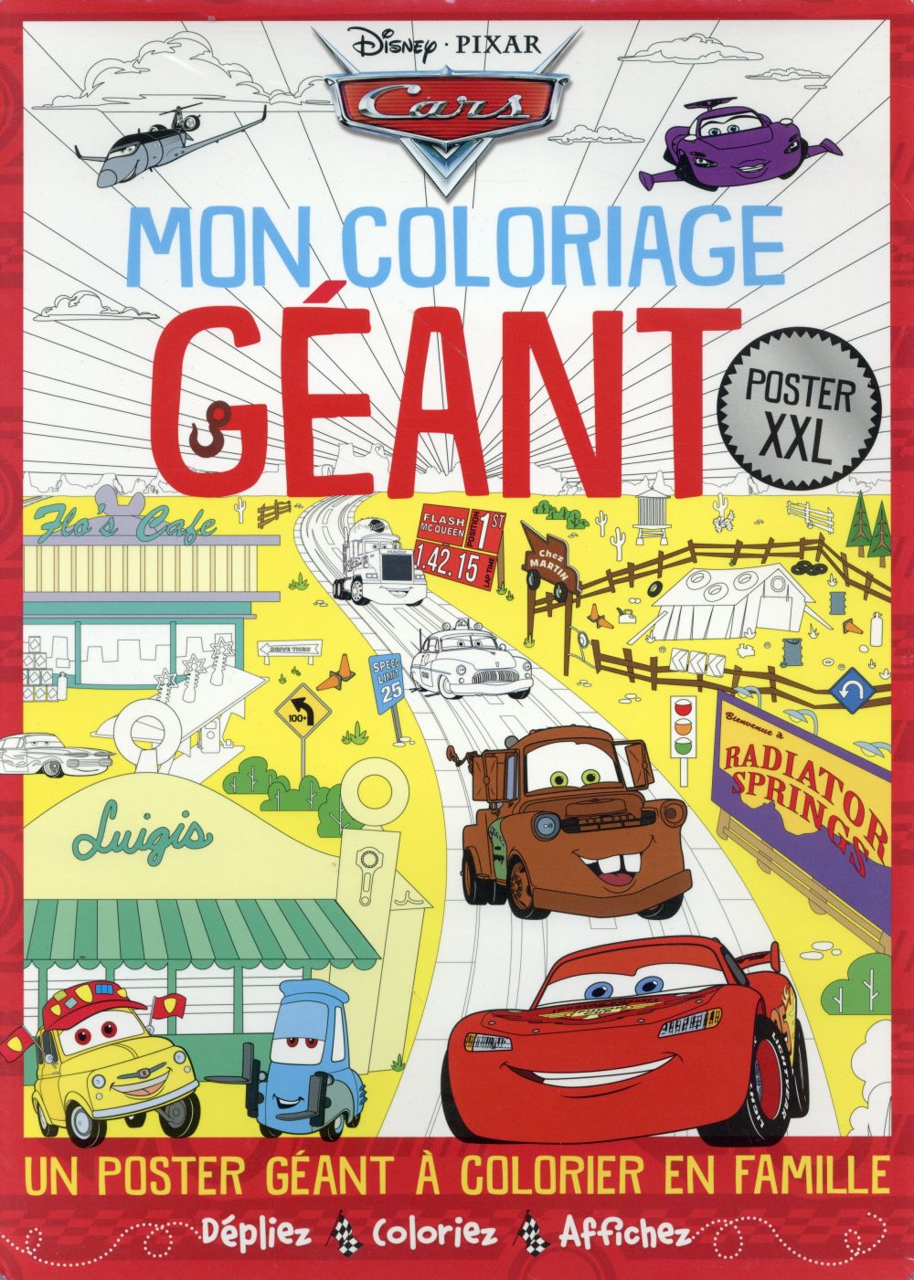 Cars : mon coloriage géant